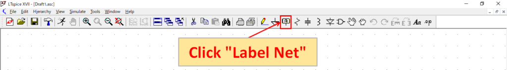LTspice XVII Label Net