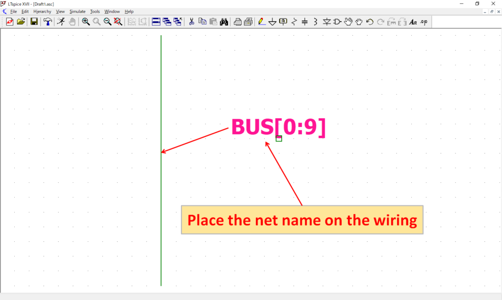 LTspice XVII Place Net name