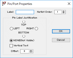 LTspice XVII Pin/Port Properties