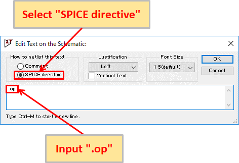 LTspice XVII SICE directive