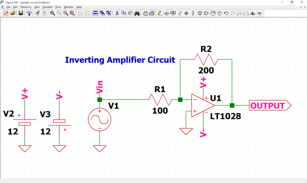 LTspice XVII SINE(0 2 500)