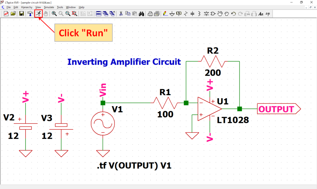 LTspiceDC Transfer Function Analysis(.tf) Spiceman