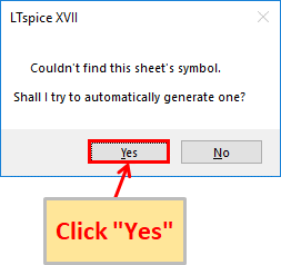 LTspice XVII Automatically generate one