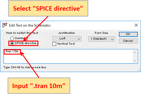 LTspice XVII SPICE Directive