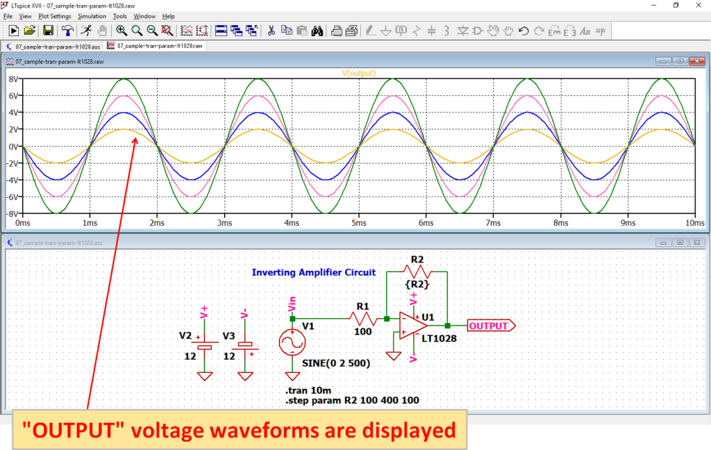 LTspice XVII Analysis Result