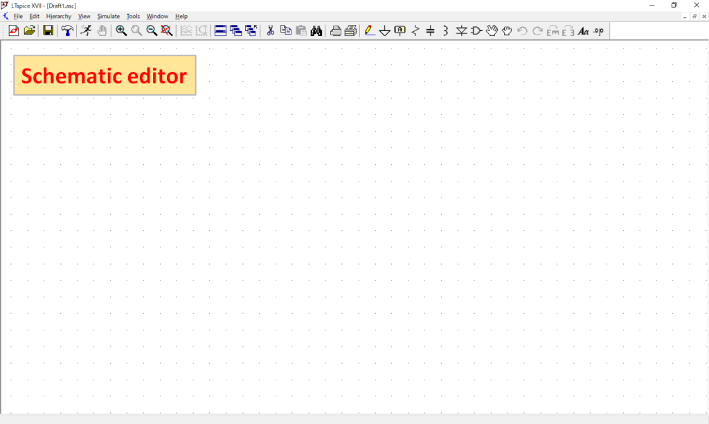 LTspice XVII Schematic Editor