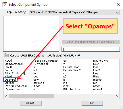 LTspice XVII Opamps