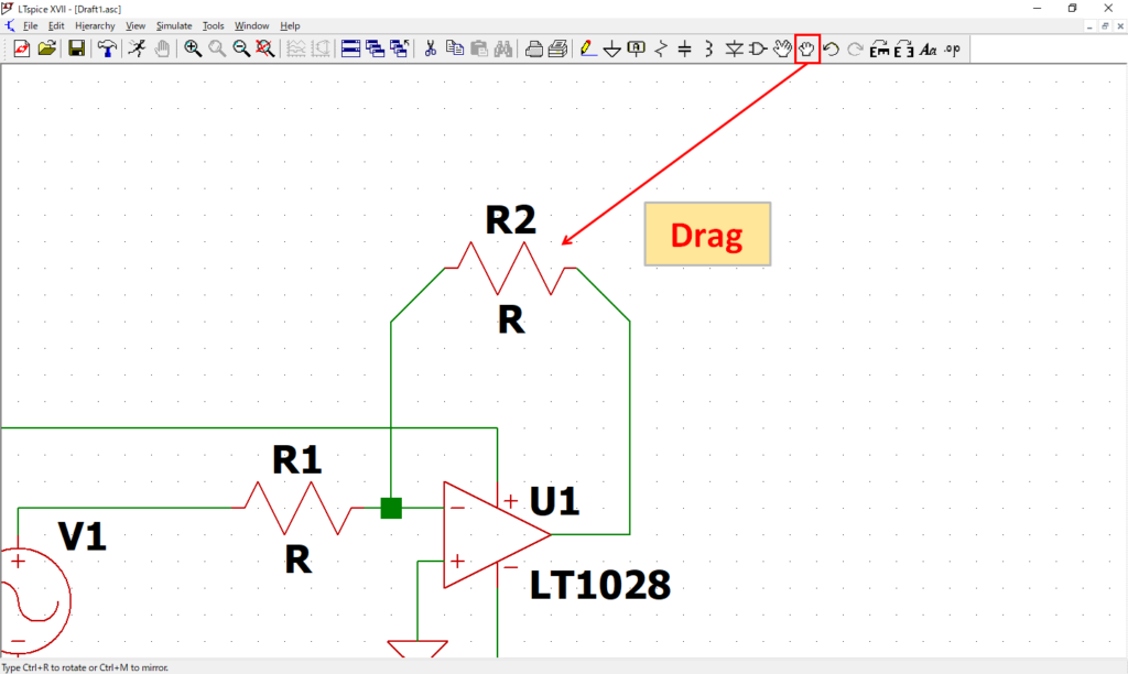 LTspice XVII Drag