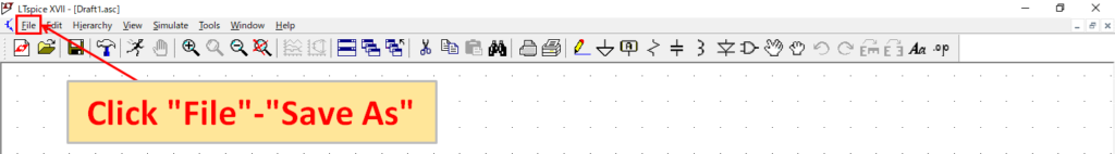 LTspice XVII Save As