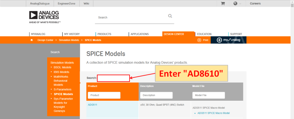 LTspice folder/file structure and SPICE model type