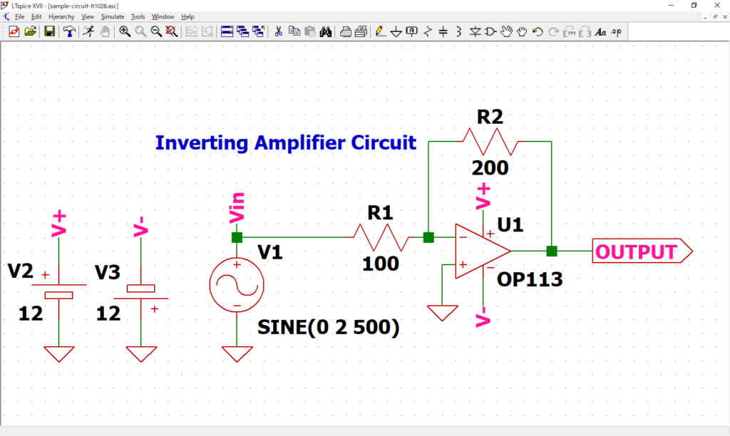 LTspice XVII OP113