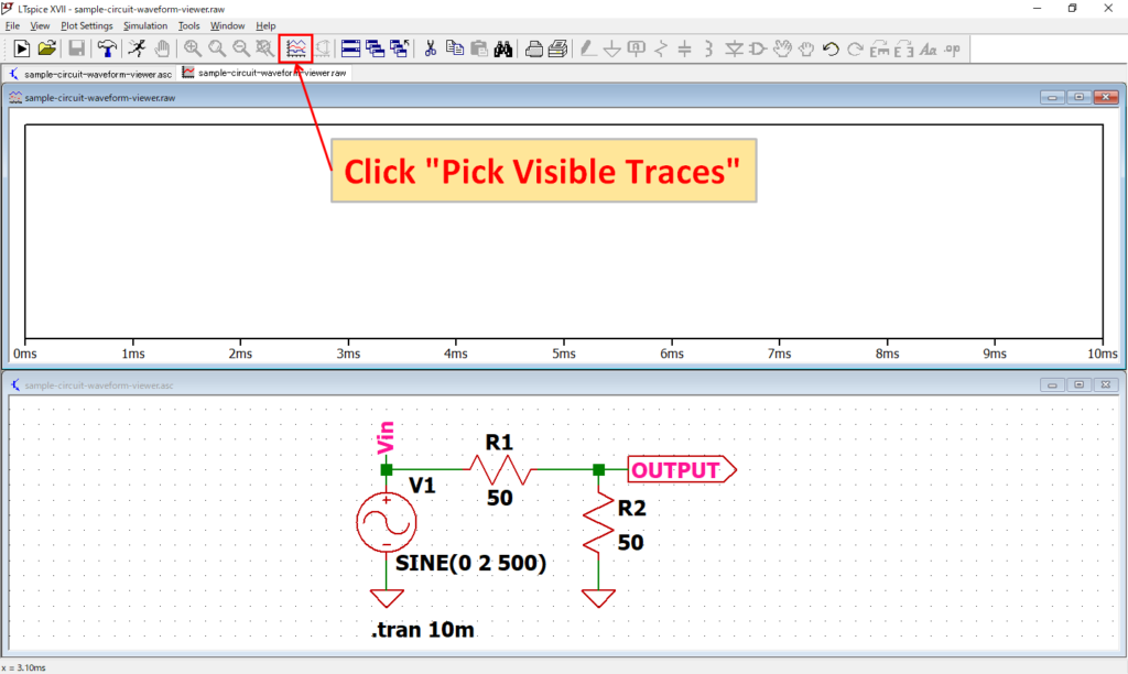 LTspice XVII Visible Traces