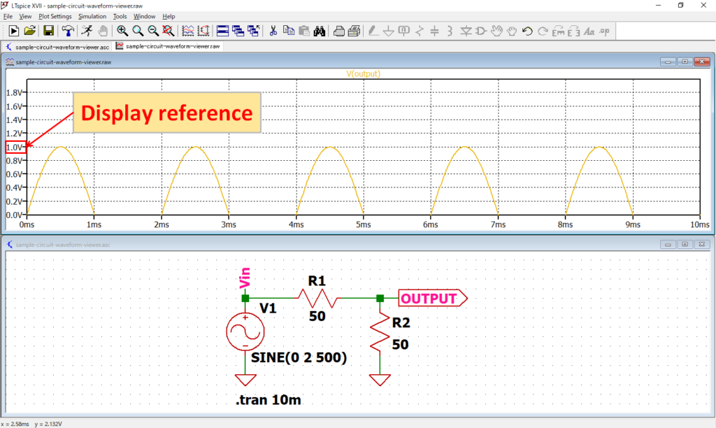 LTspice XVII Display reference