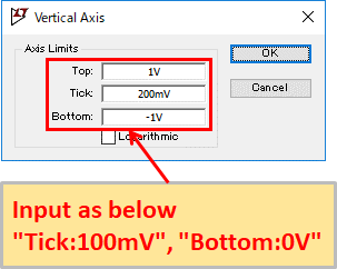 LTspice XVII Axis Limits