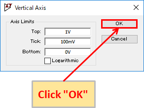 LTspice XVII Axis Limits