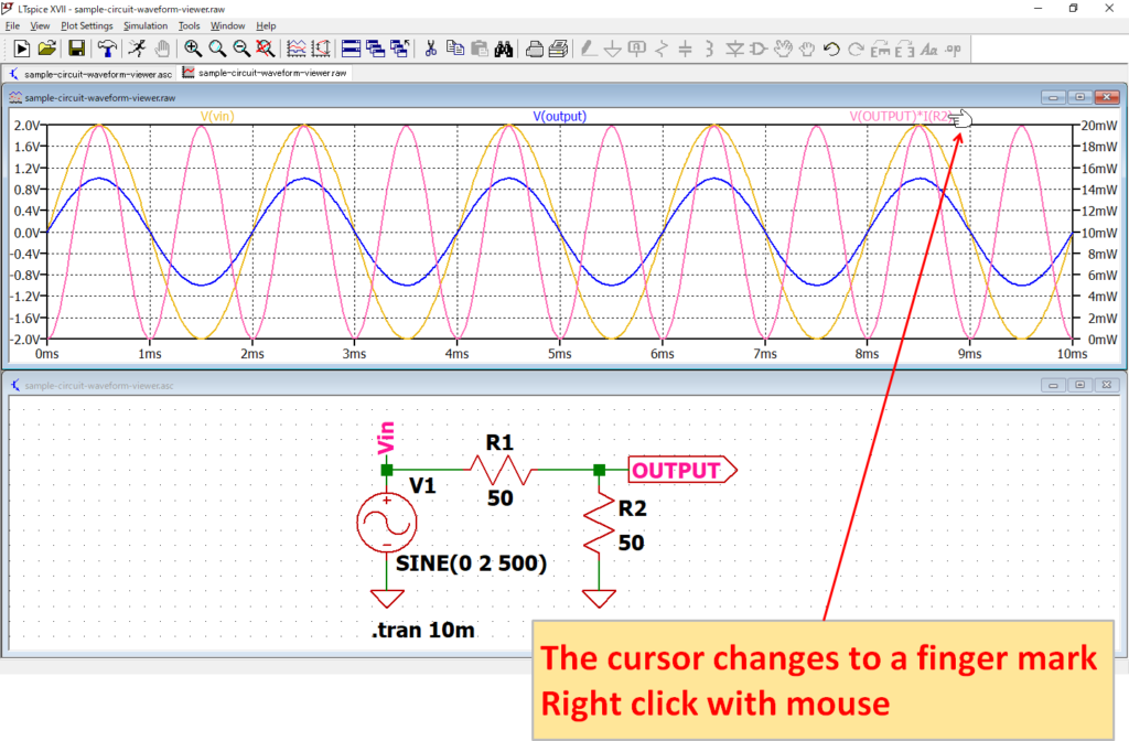 LTspice XVII Expression Editor