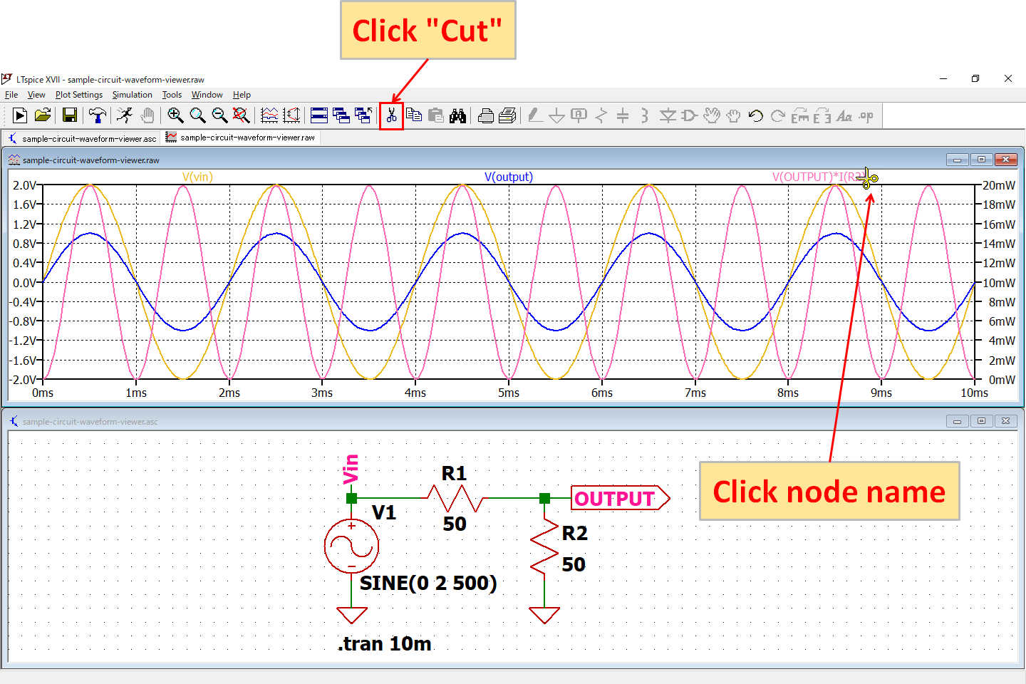 LTspiceHow to use Waveform Viewer Spiceman