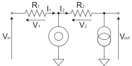 Op-Amp Inverting Amplifier Nullor Model Formula Equation
