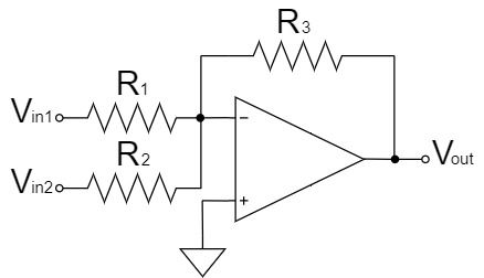 Op-Amp Summing Amplifier Circuit