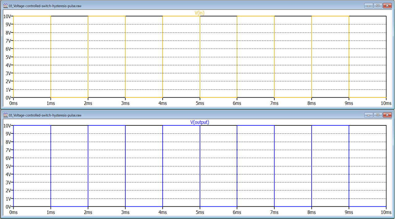 LTspiceHow to use the Voltage Controlled Switch with Hysteresis