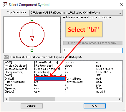 LTspice XVII Arbitrary behavioral current source