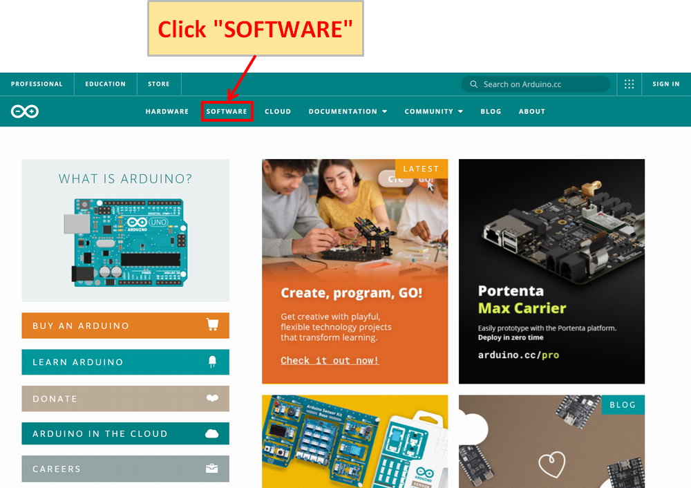 Arduino IDE Software Download