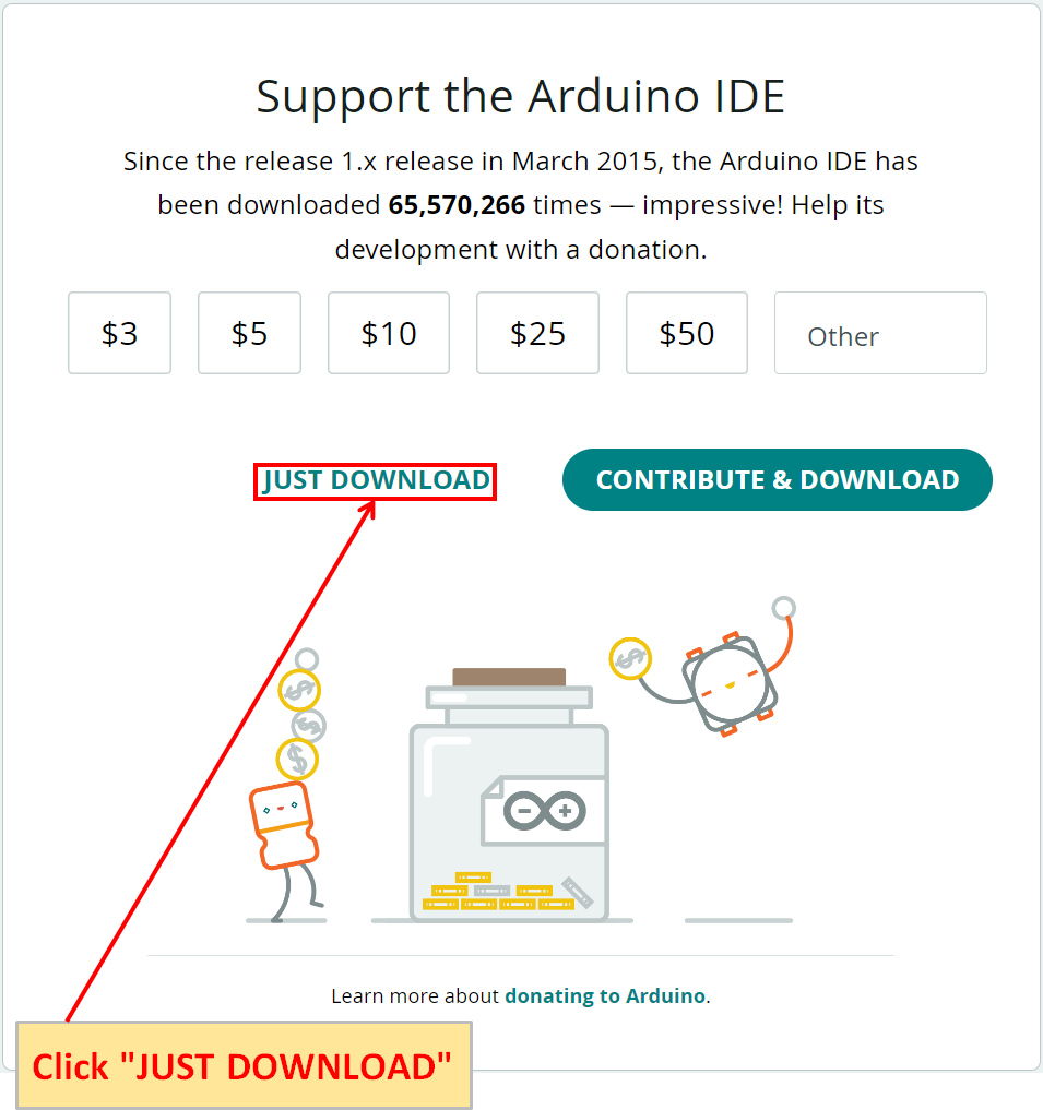 Arduino IDE Just Download