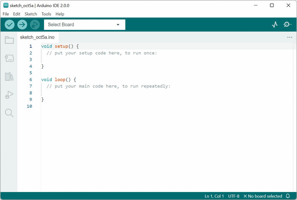 Arduino IDE Start