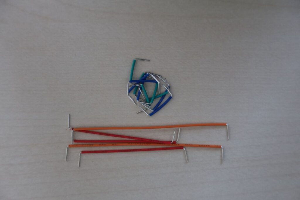 Breadboard Jumper wire(cut, stripped and pre-bent)